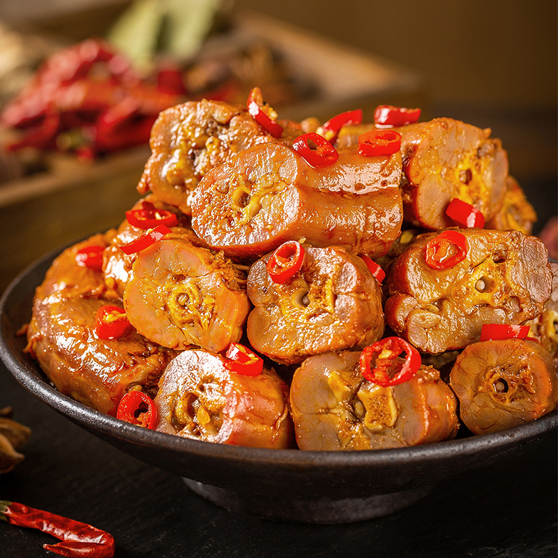 食为先 食为先鸭翅鸭脖翅尖纯肉零食湖南特产香辣卤味小吃食品整箱 60