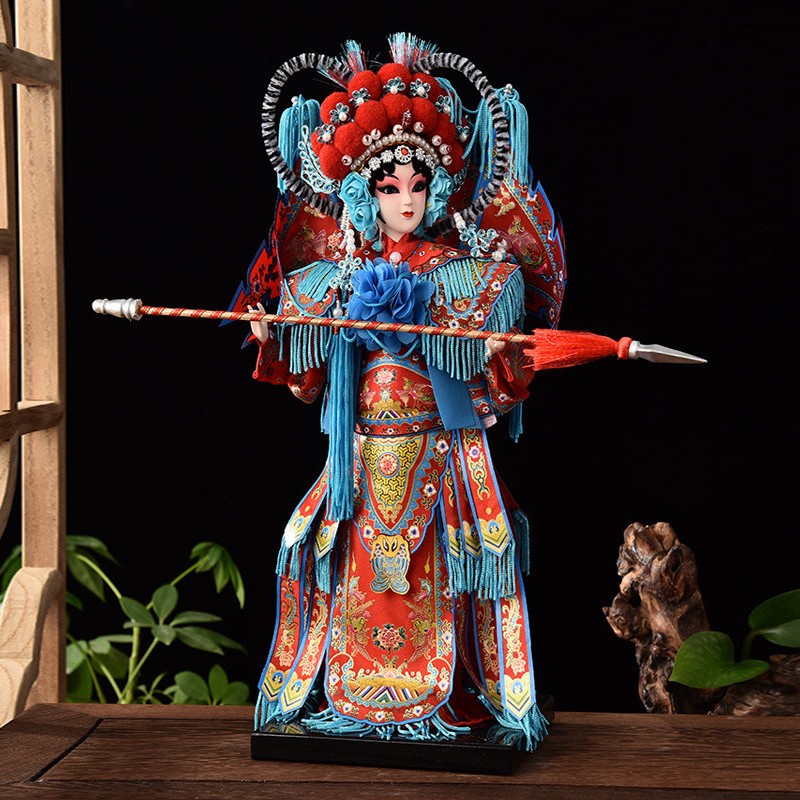 兆宸中国娟人绢人京剧手办人物人偶戏曲摆件中国风小礼品出国送老外