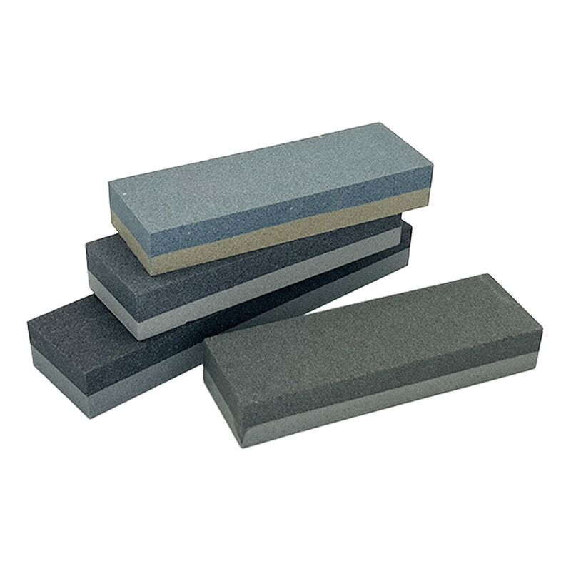 金属精磨油石磨刀石双面6寸150*50*25家用户外棕刚玉磨刀器氧化铝油石