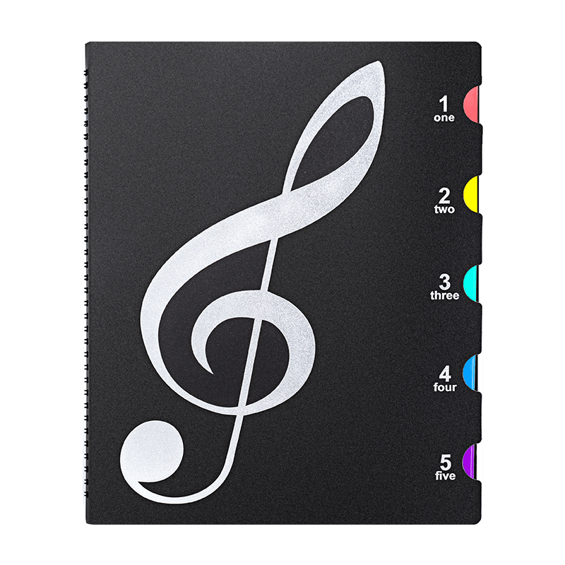 天色 A4/40頁(yè)樂(lè )譜夾可書(shū)寫(xiě)資料冊琴譜夾鋼琴文件夾資料冊 吉他古箏譜夾子五線(xiàn)譜夾 TS-1613
