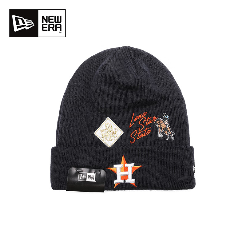 NEW ERA纽亦华帽子男女MLB系列刺绣满印冷帽保暖情侣潮针织帽60224752 60224743 均码(56-62cm)