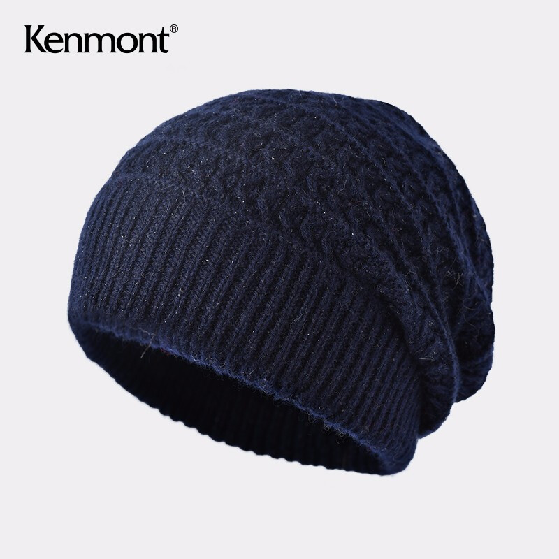 卡蒙 （Kenmont） 2020秋冬羊绒毛线帽显脸小帽子女