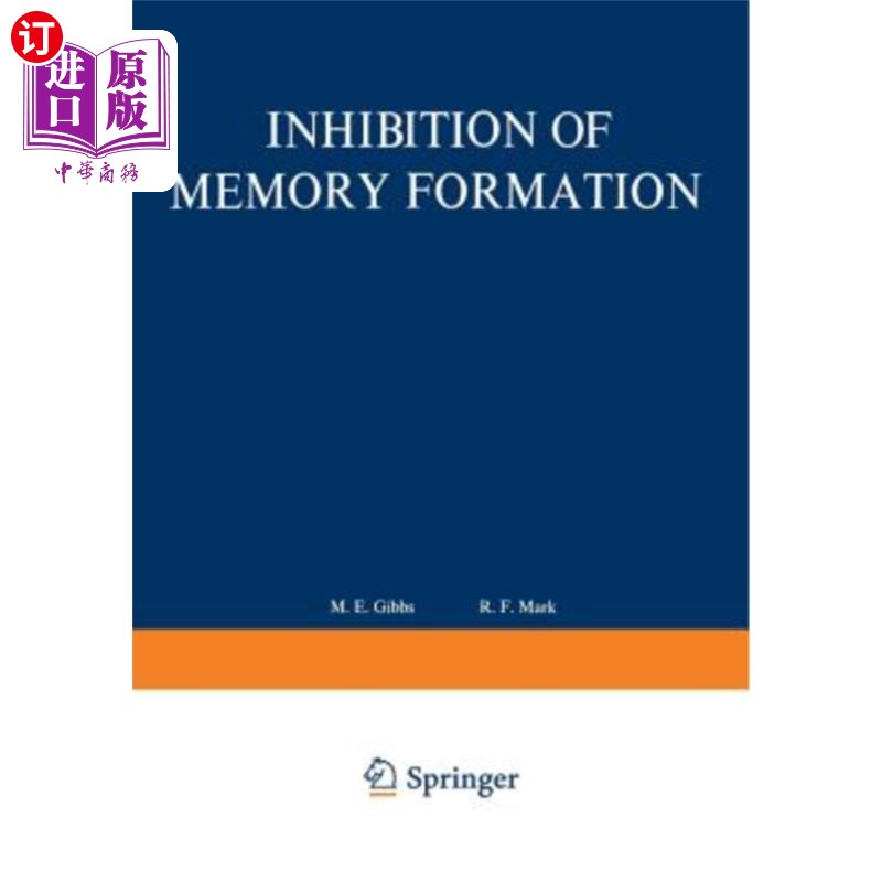 海外直订医药图书inhibition of memory formation 记忆形成抑制