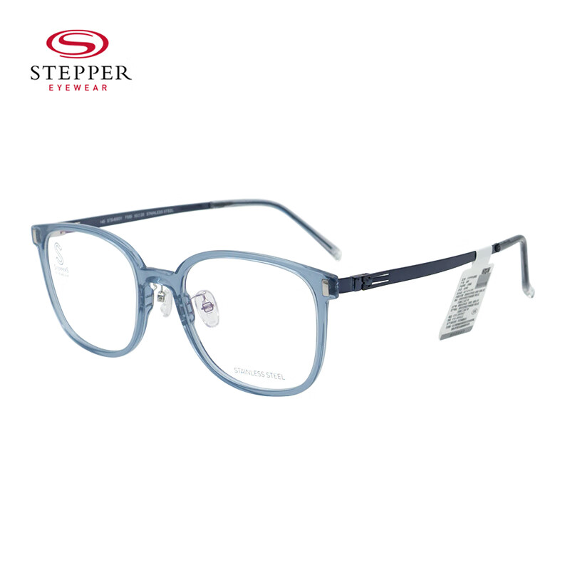 思柏(stepper)眼镜框男女全框板材 钛材休闲远近视眼镜架sts-60031-f