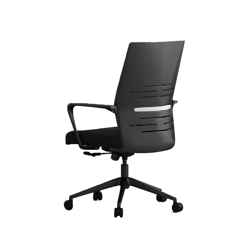 法果 办公椅舒适久坐电脑椅会议室人体工学网布靠背会议椅 W-670B 白色