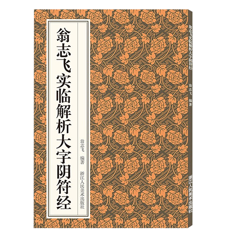 翁志飞实临解析大字阴符经 楷书碑帖笔画偏旁结构解析技法入门教程 与
