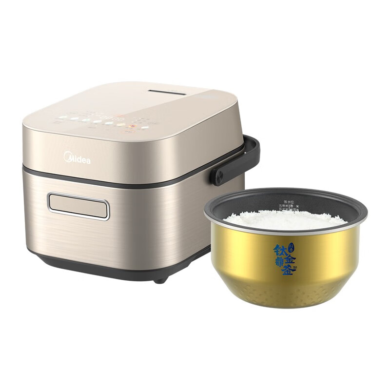 美的(midea)电饭煲赤炎臻香家用2-6人ih加热智能互联煮饭锅多功能低糖