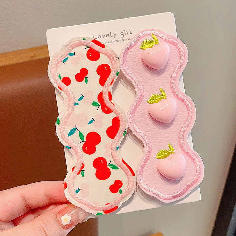 迪士尼(disney)儿童短款魔术贴头发贴春夏季女童碎发整理宝宝刘海粘