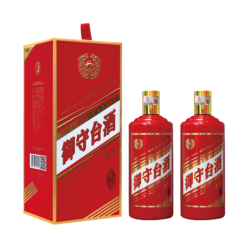 贵州 民族酒业 御守台酒 53度 酱香型白酒 500ml*2瓶 茅台镇纯粮酒