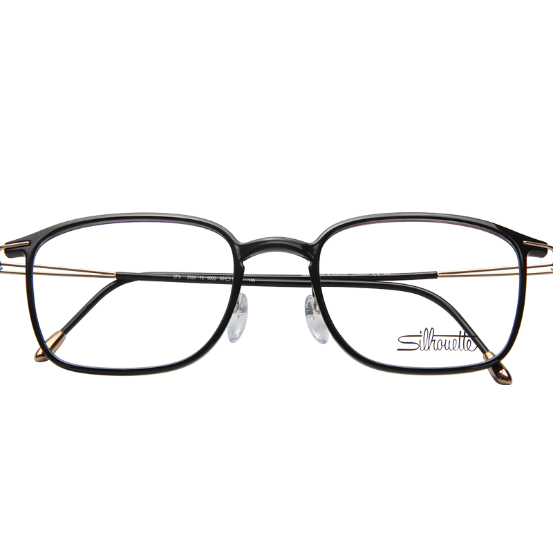 詩樂（Silhouette）眼鏡架框男科技鈦超輕光學眼鏡架女商務可配度數(shù)近視眼鏡框2926