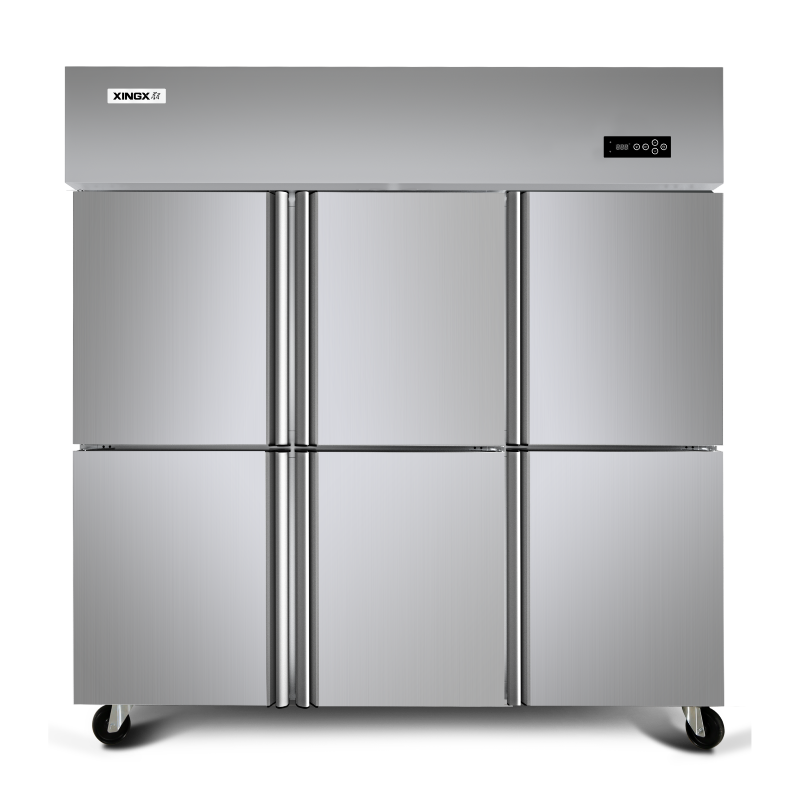 星星六门全冷藏风冷冰箱 商用大容积后厨食堂厨房冰箱六门冰柜冷藏保鲜厨房冰柜 BC-1460FA（风冷）