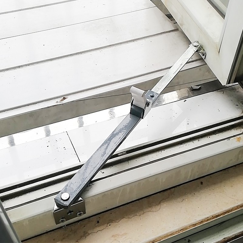 塑钢平开窗风撑 铝质风撑 限位器 塑钢门窗配件外开内开窗户滑撑 a