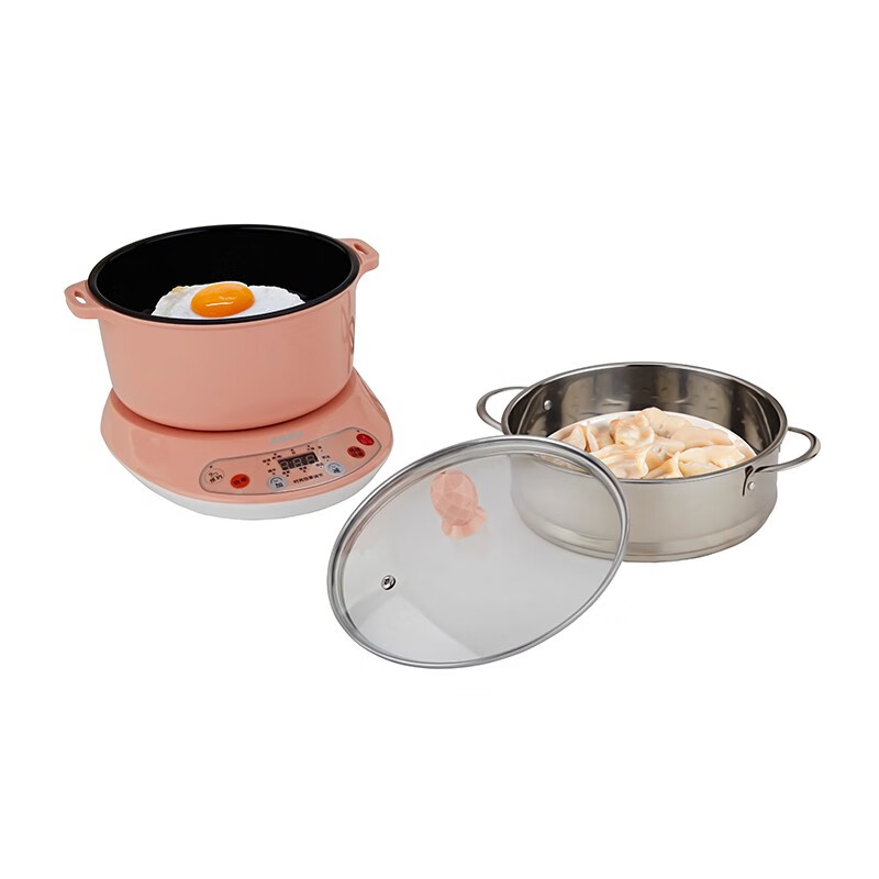 乐仕菲斯(rsfh)304食品级不锈钢可煮粥煮汤煮泡面2l蒸煮锅rs2003e