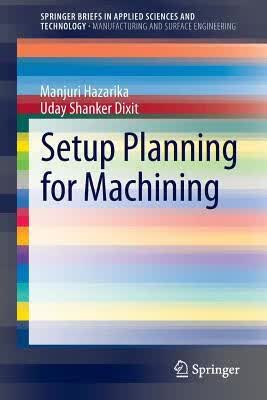 预订Setup Planning for Machining