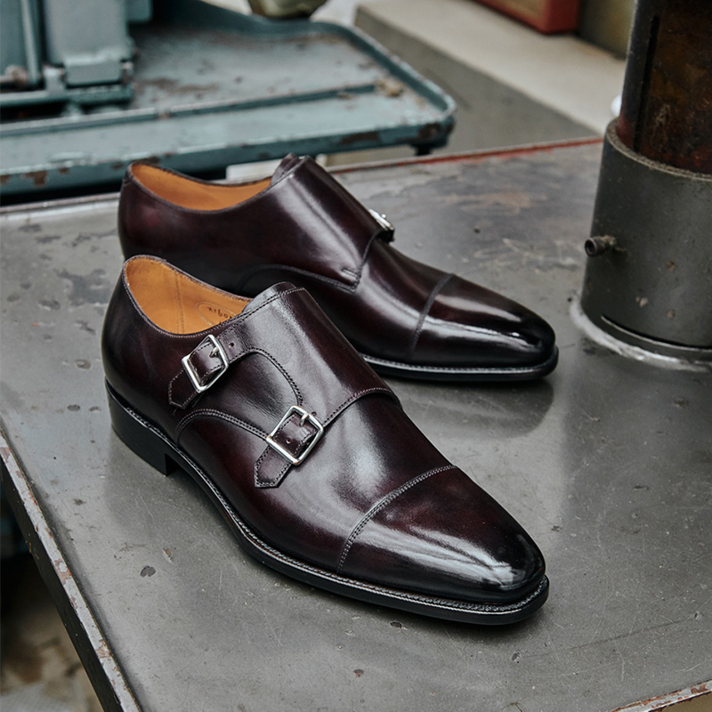 玩累了的孩子·博物馆小牛皮 意大利ilcea制革厂 双