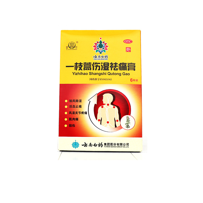 云丰 一枝蒿伤湿祛痛膏 6贴/盒 风湿关节疼痛祛风除湿活血止痛