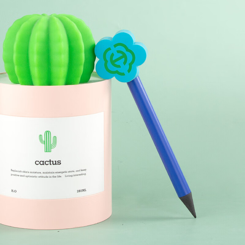 1028免削不易断铅儿童小学生一年级初学者练字带橡皮铅笔 蓝色