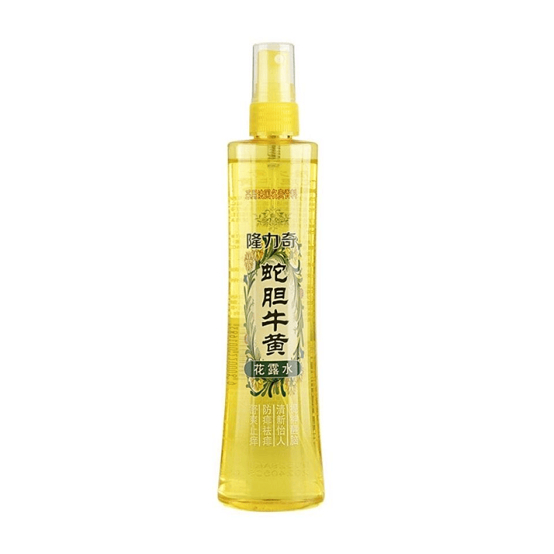 隆力奇蛇胆牛黄蛇胆花露水竹叶香型花露195ml清凉爽肤祛痱蚊虫叮 蛇胆
