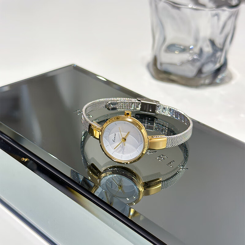 金米欧(kimio)手表女学生时尚气质简约小巧初中高中生轻奢休闲石英