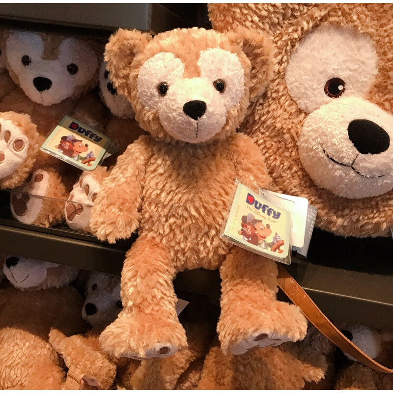 礼盒发货-上海乐园达菲熊雪莉玫毛绒玩具公仔玩偶生日礼物女 小号达菲