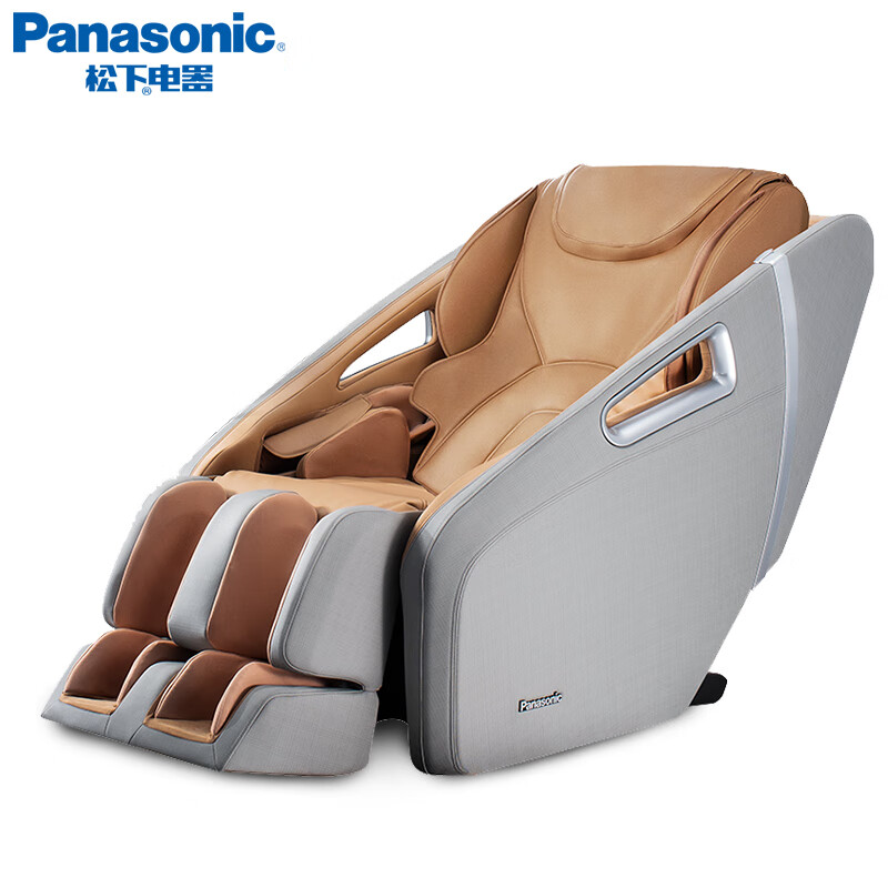 松下（Panasonic）按摩椅全身3D多功能家用电动智能全自动老人按摩椅精选推荐 EP-MA32-H492灰棕色
