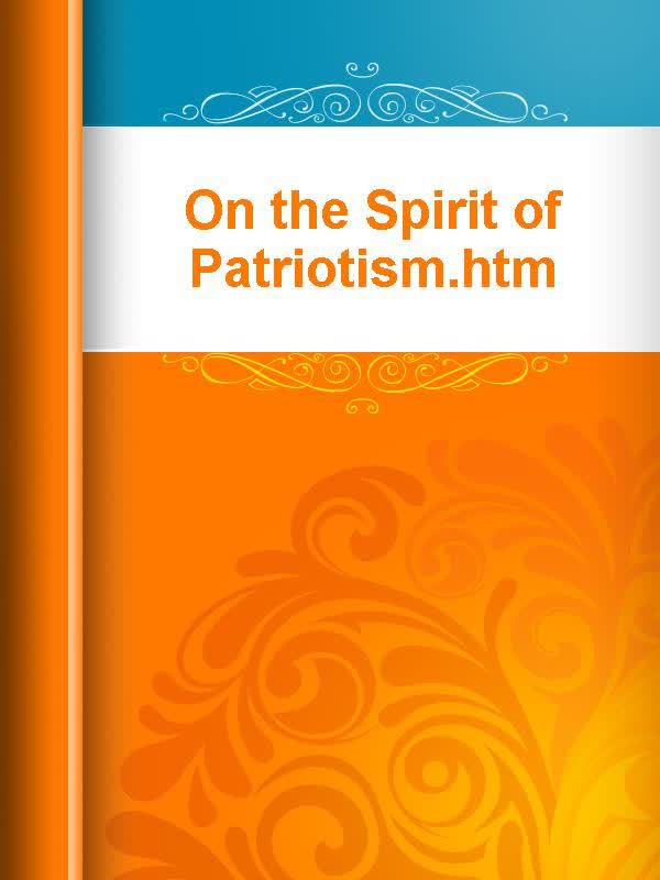 on the spirit of patriotism.htm
