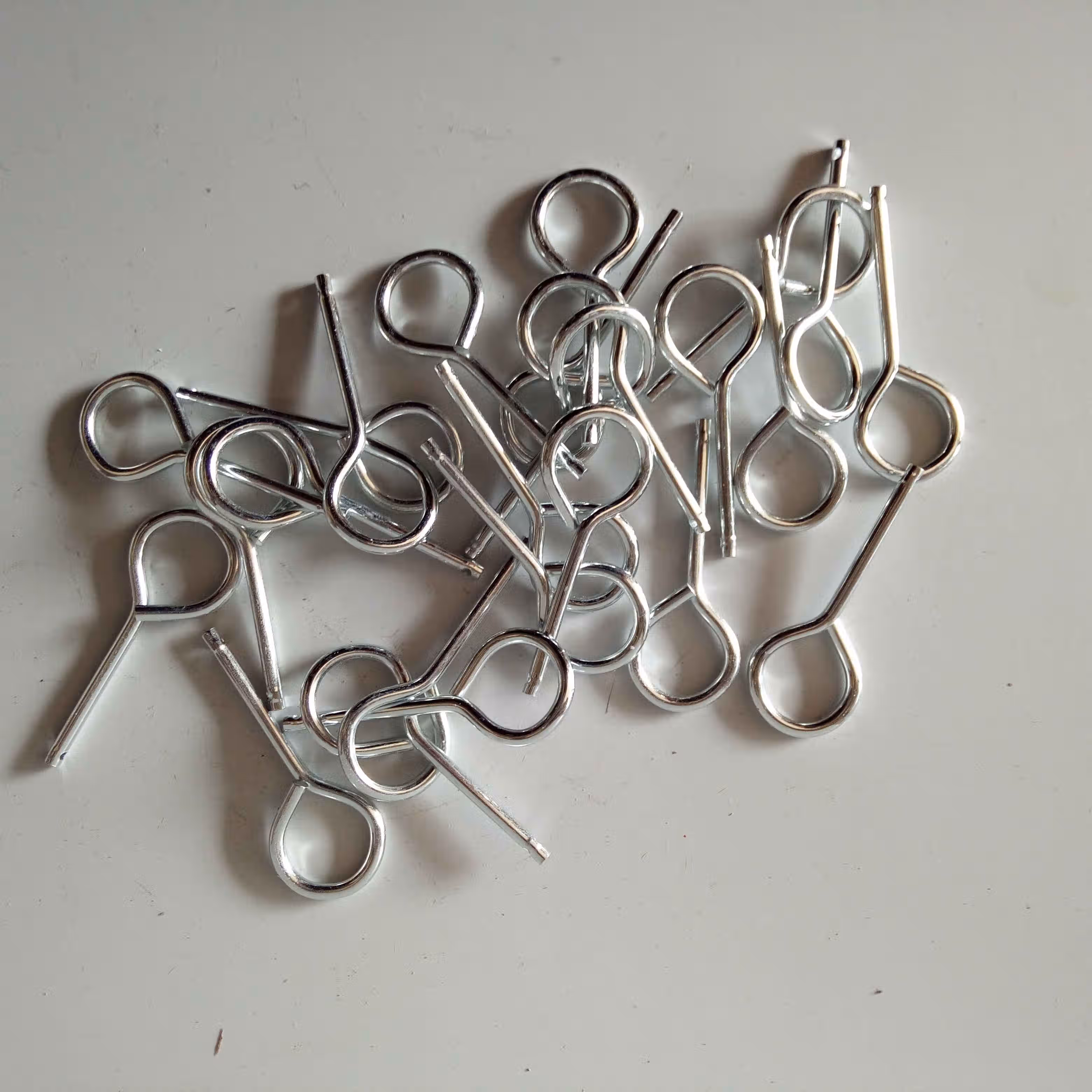 韩宝佳灭火器插销 铁插销安全保险销 插销灭火器配件塑料插销塑封 铁