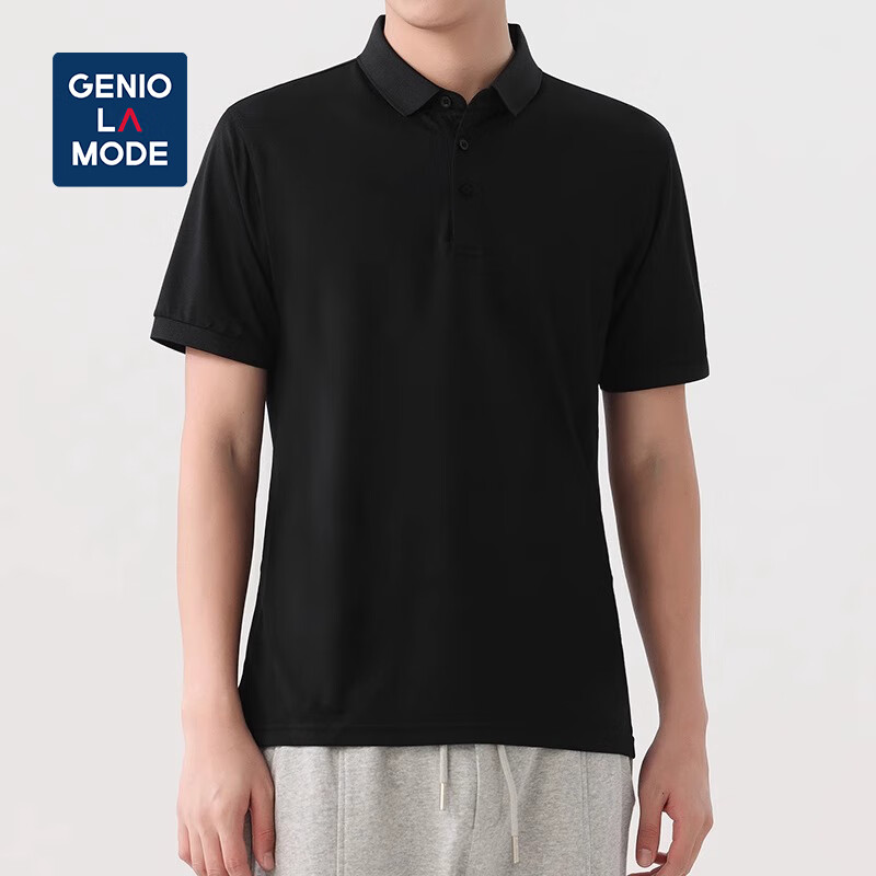 ���ڲ�����GENIOLAMODE��˿����t�����ļ�͸��polo�����·���ʿ��ְ������������װ MK ��ˬ͸��-2385��ɫ 2XL����130-145��