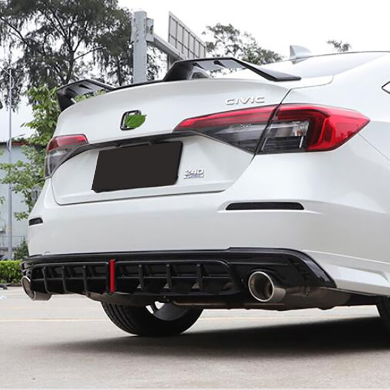 代思域型格尾翼改装专用海鸥翼后备箱大尾翼飞机翼 十一代思域欧翼 亮