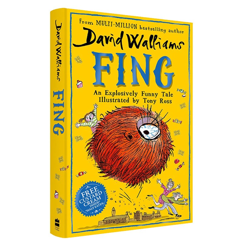 英文原版 David Walliams新作 Fing 毛球怪 大卫威廉姆斯幽默小说 小学生课外阅读