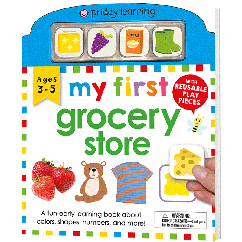 英文原版 my first play and learn grocery store 边玩边学:杂货店