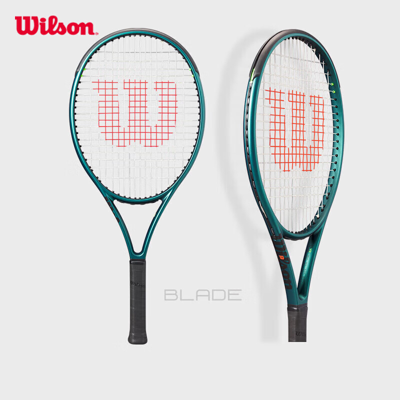 Wilson威尔胜2024儿童网球拍青少年全碳素专业拍BLADE 26 V9