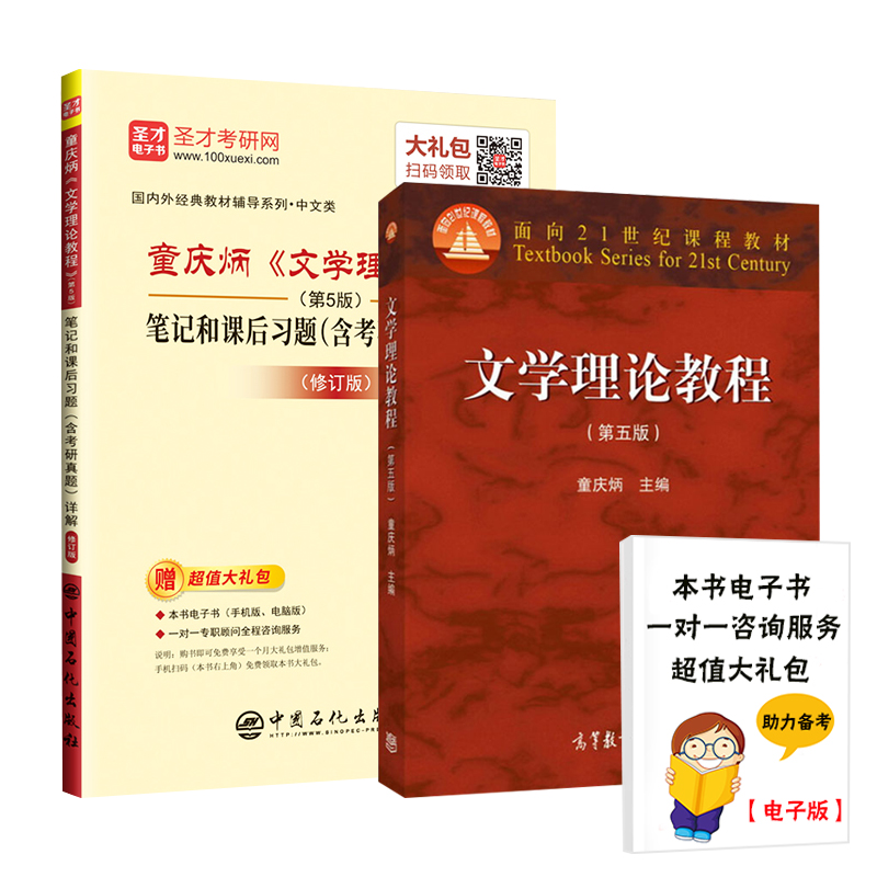 【单本包邮】文学理论教程第五版童庆炳 （教材+笔记和典型题(含考研真题)详解）汉语言专业