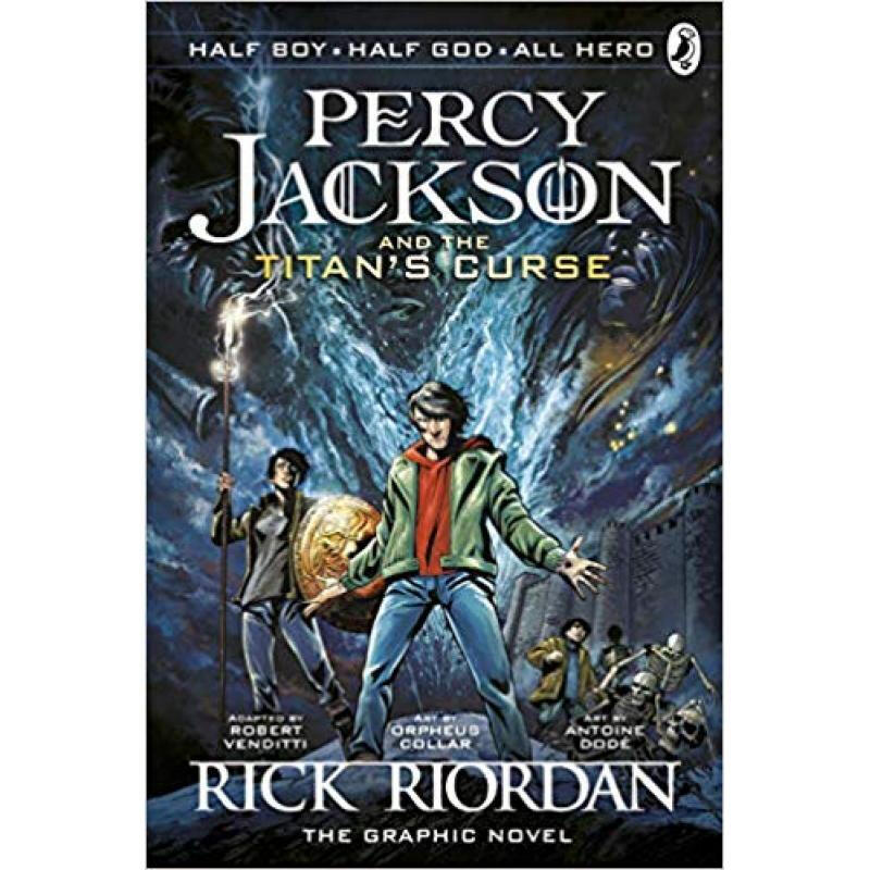 波西·杰克逊与巨神之咒漫画小说 英文原版 percy jackson & titans