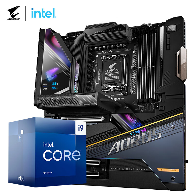 技嘉（GIGABYTE）主板CPU 套装 大雕 Z790 AORUS XTREME+i9-13900 处理器 板U套装