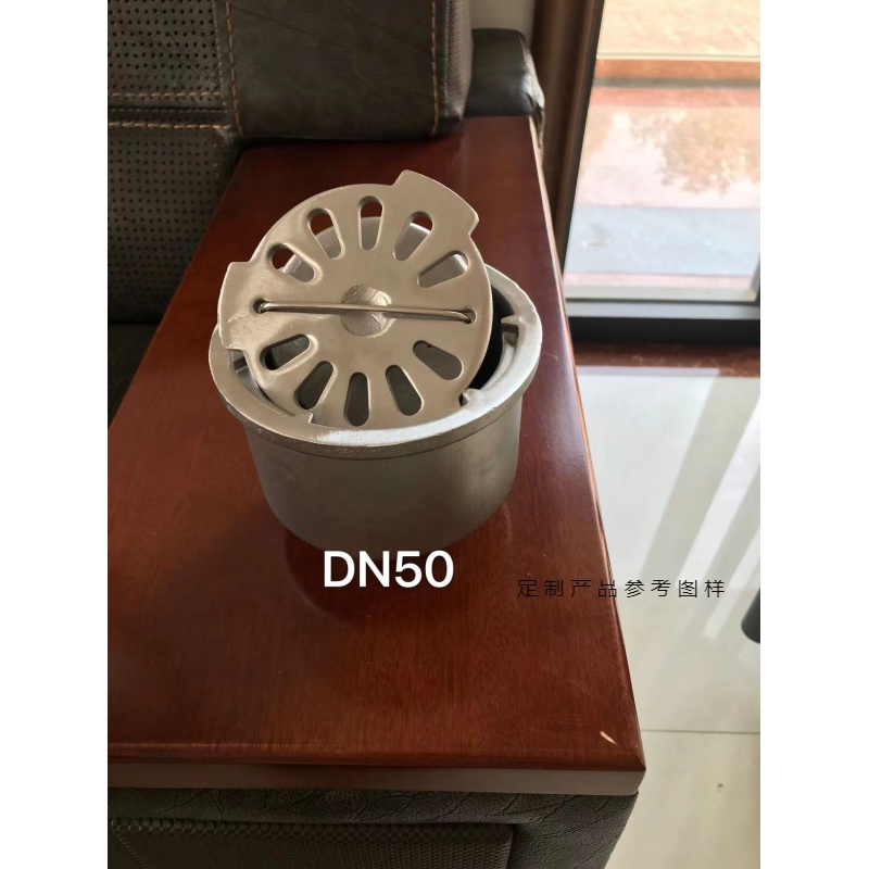 fbfddcr80人防防爆地漏不锈钢dn80防爆波防爆地漏地下室工程专用 全