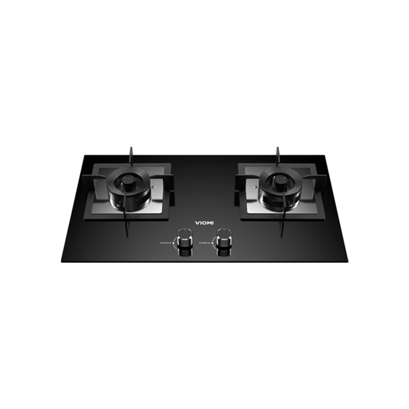 云米 VIOMI JZT-VG301天然气燃气灶 嵌入式家用灶具 Power4.2KW大火力 烟灶联动 钢化玻璃 双灶
