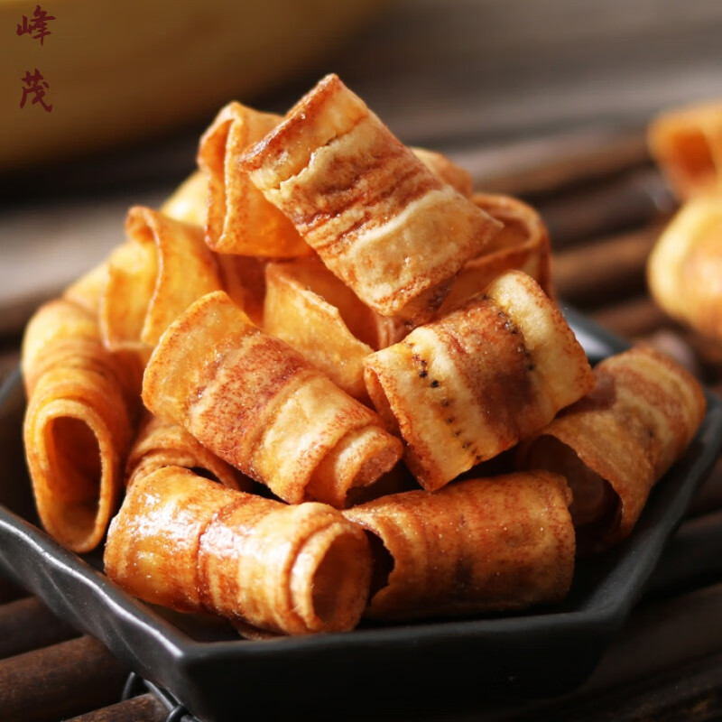 贝棋禾炭烤香蕉脆卷椒盐/原味/冬阴功咸香菲油炸香蕉片果干健康零食