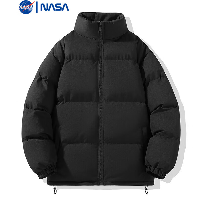 NASAMITOO纯色短款棉服外套男士