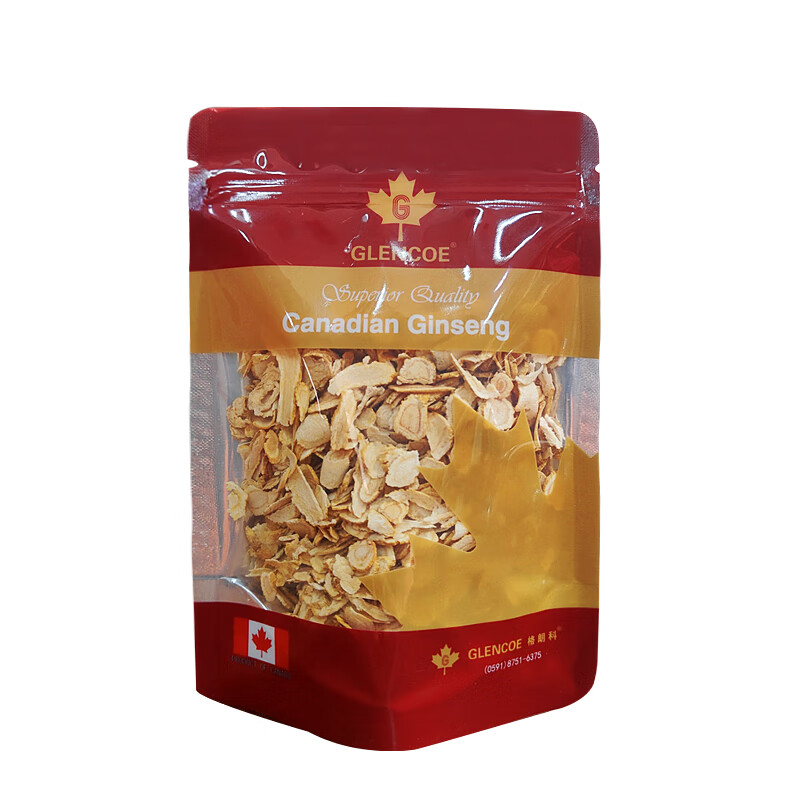 格朗科加拿大特级西洋参小片5年份足龄80克4年皂苷含量高送长辈滋补礼盒 【5年日常款】小片 80g*1袋 （办公/熬夜泡水喝） 进口加拿大西洋参（咨询有礼）