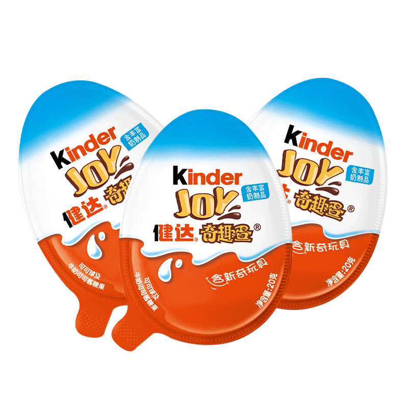 KinderJoy健达食玩奇趣蛋的价格走势与口感评测