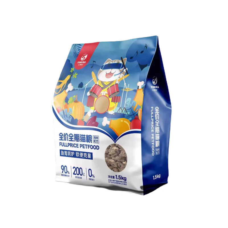 亿思佳肉松猫粮呵护肠胃软便克星泌尿呵护布偶玻璃胃冻干低温烘焙猫粮