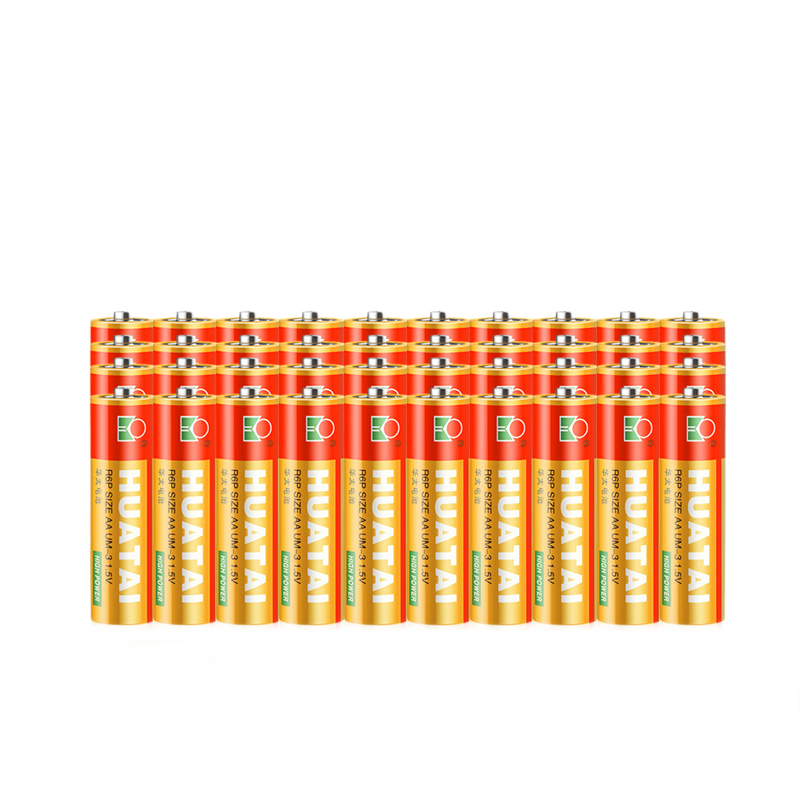 华太 升级版红精灵 5号AA碳性电池40粒 电量升级 儿童玩具/剃须刀/收音机/遥控器/挂钟/鼠标键盘