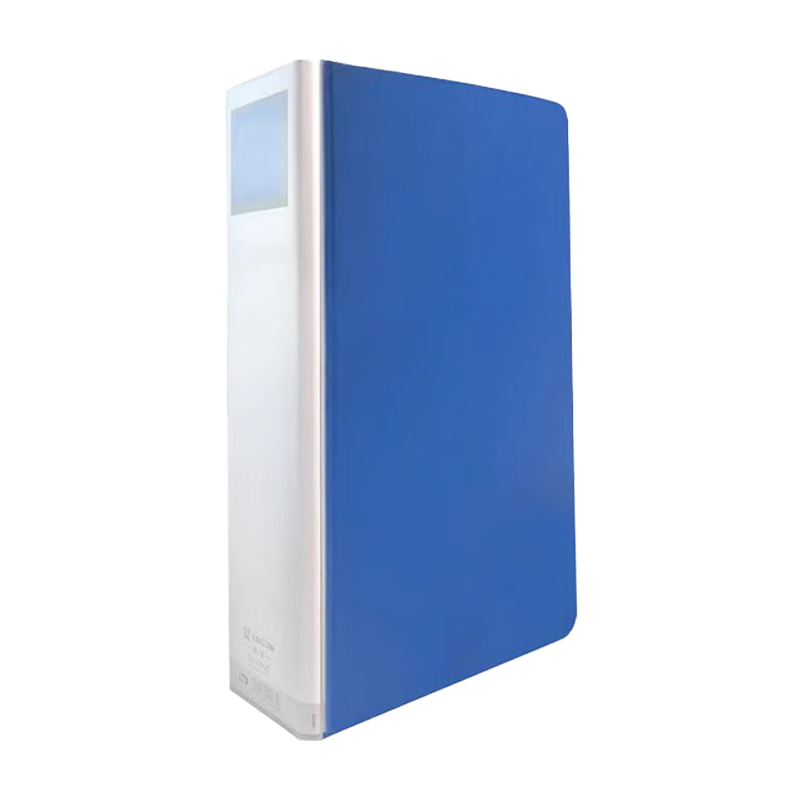 錦宮(KINGJIM)978GS-4-B雙開(kāi)單開(kāi)管式文件夾大容量資料冊(cè)辦公檔案資料合同裝訂收納 4個(gè)裝 藍(lán)色