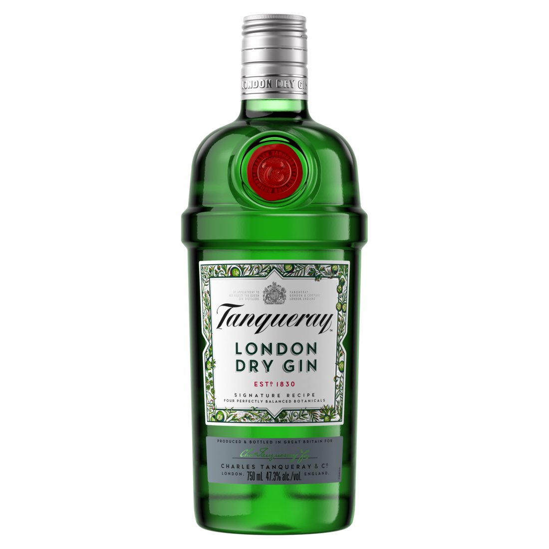 添加利（TANQUERAY）英国伦敦干味金酒 杜松子酒 750ml