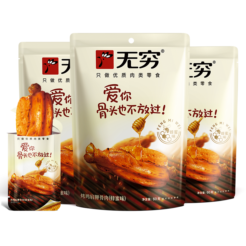 无穷品牌肉干肉脯,口感极佳,价格历史走势及销量趋势分析