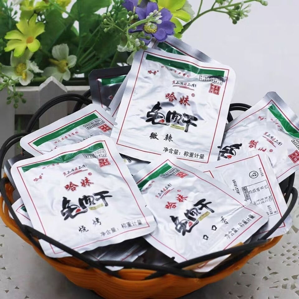 哈妹兔肉干散装500克冷吃兔麻辣兔丁冷锅兔肉四川特产五香包 麻辣味