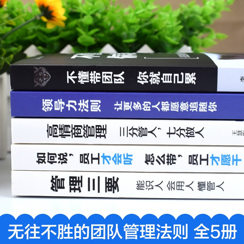 可复制的领导力+管理三要+如何说+高情商管理+领导力法则+不懂带团队 共6册
