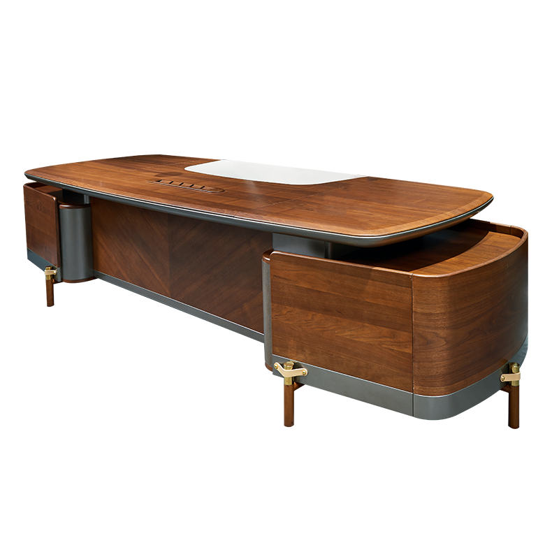 迪欧 DIOUS 办公家具 简约现代 雅豪系列办公桌 主管桌 经理桌 老板桌 总裁空间 班台 EYAH-01D28-1