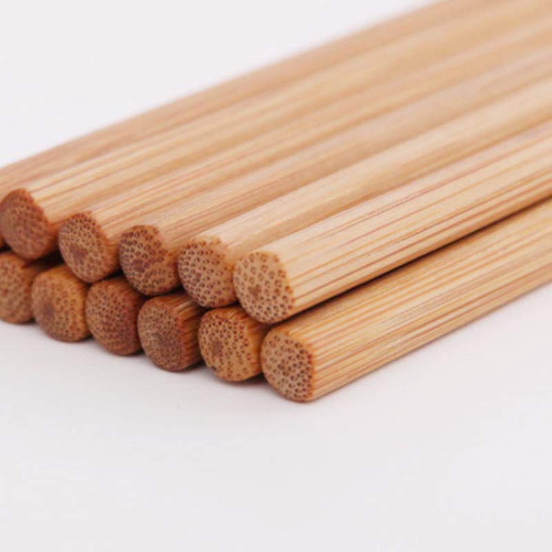 【网红款】5-40双天然竹筷家用竹筷子家用餐具竹筷子 【光板碳化】30双装